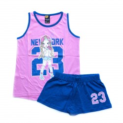 Pijama niña NEW YORK rosa 40 GRADOS