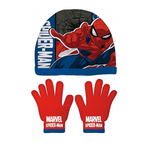 Gorro y guantes Spiderman Arditex