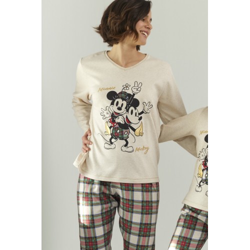 Pijama mujer Mickey y Minnie ADMAS