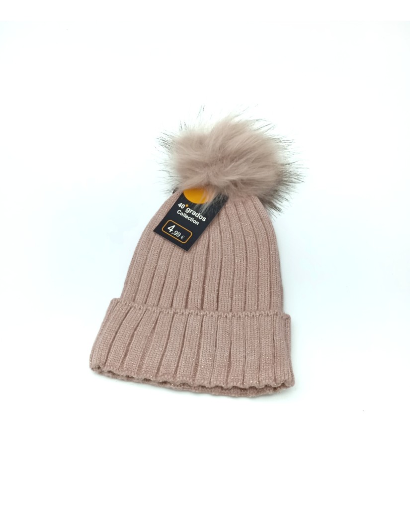 Gorro bebé con pompón