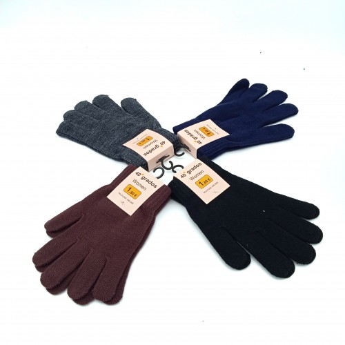 Guantes mujer lisos