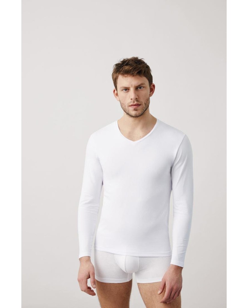 Camiseta algodón caballero M/L Ysabel Mora