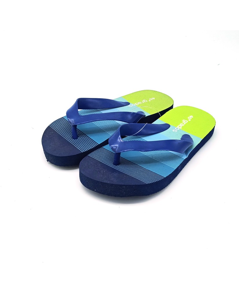 Chanclas rayas verde 40 Grados