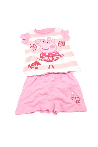 Pijama Peppa Pig verano rosa