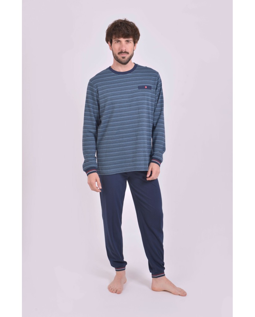 Pijama hombre a rayas Olympus