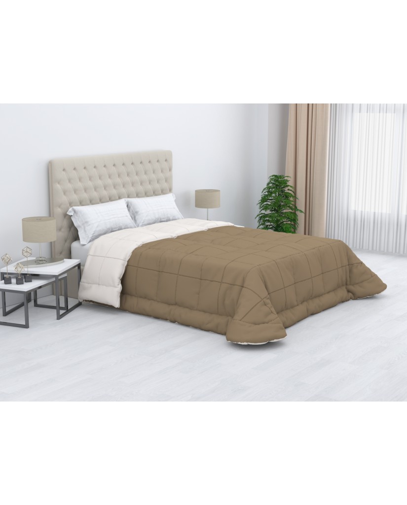 Edredón reversible bi-color Home Secret