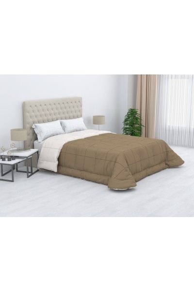 Edredón reversible bi-color Home Secret