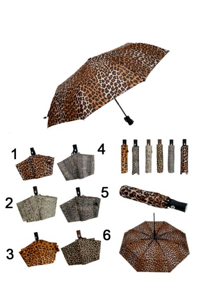 Paraguas plegable animal print
