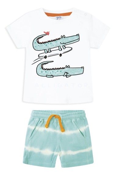 Conjunto 2 piezas cocodrilos Yatsi