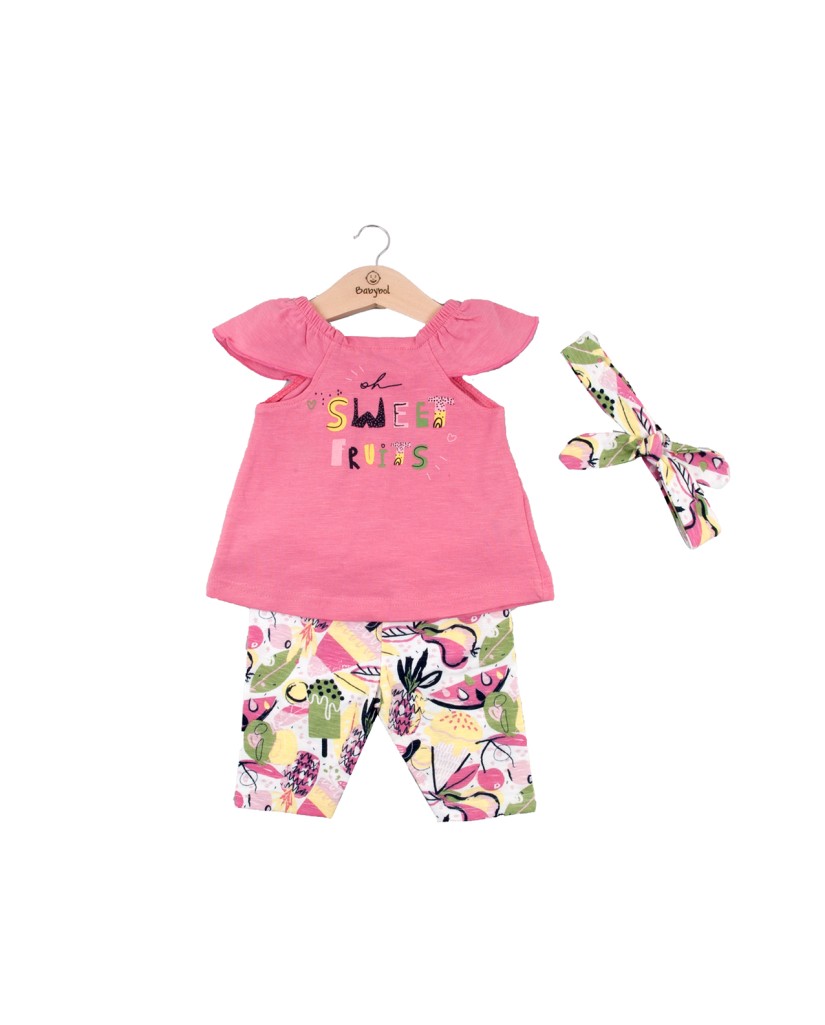 Conjunto 2 piezas frutas Babybol