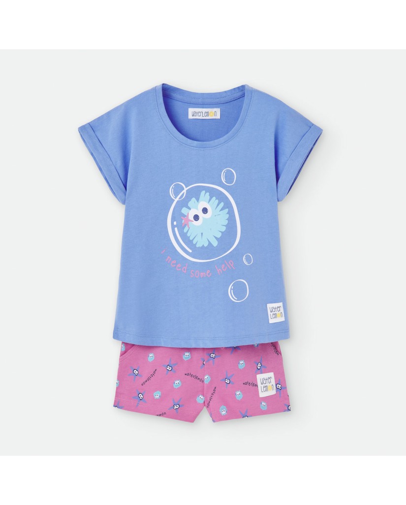 Pijama verano niña estrellas de mar Waterlemon