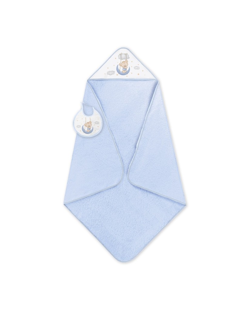 Capa de baño bebé con babero mod. 