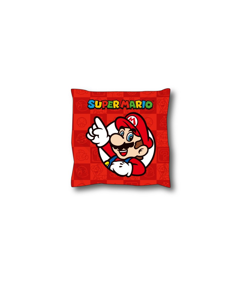 Cojín cuadrado Mario Bros