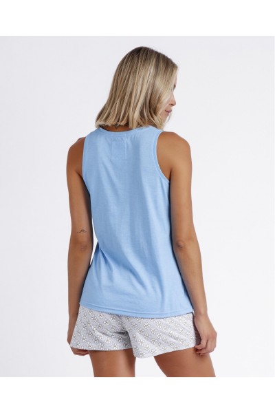 Pijama mujer tirantes margaritas Admas