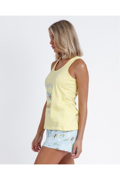 Pijama mujer verano abejas Admas