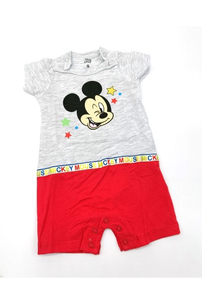 Pelele bebé manga corta Mickey Mouse