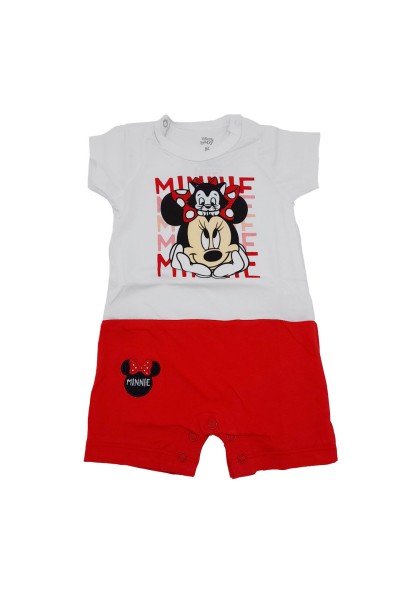 Pelele bebé manga corta Minnie Mouse
