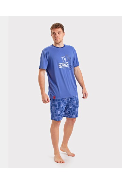 Pijama hombre verano azulón...