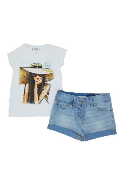 Conjunto 2 piezas niña Girl Petit Utopie