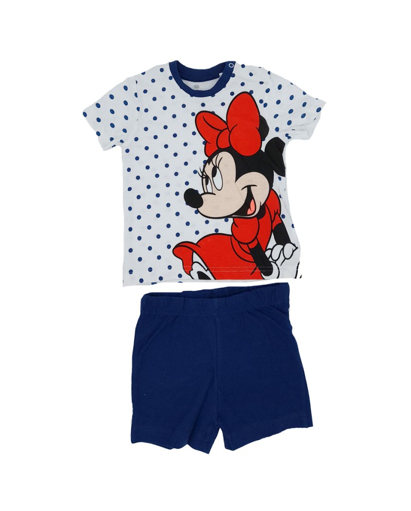 Pijama bebé 2 piezas Minnie Mouse lunares