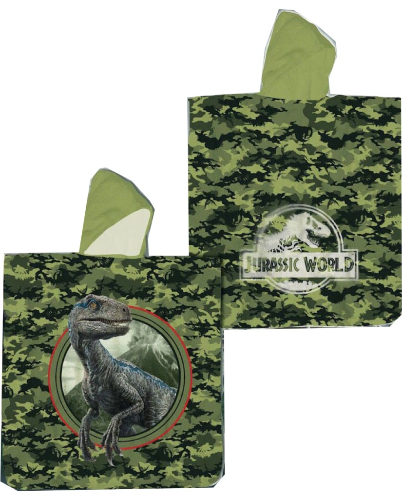 Poncho Jurassic World 55x110cm
