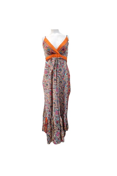 Vestido largo mujer tirante fino