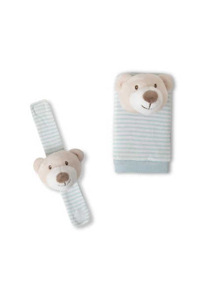Set sonajeros para pies y muñecas osito Interbaby