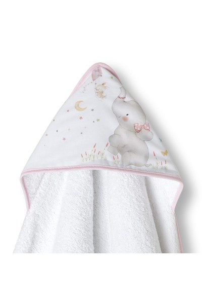 Capa de baño bamboo elefante Interbaby