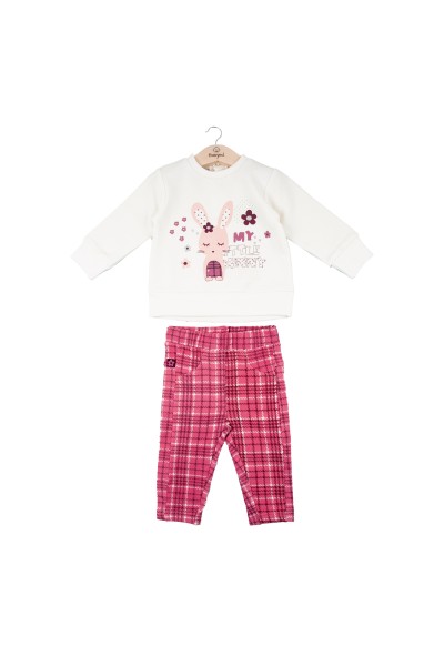 Conjunto 2 piezas niña a cuadros Babybol