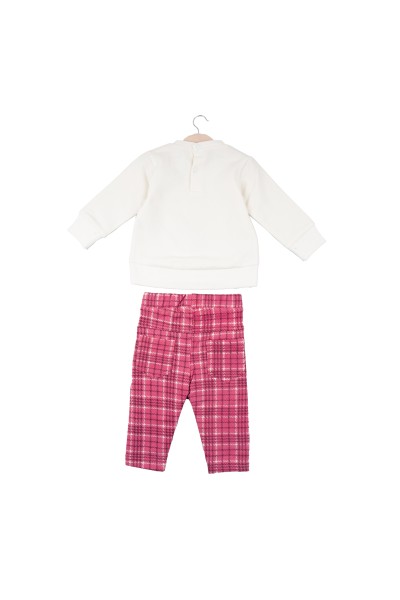 Conjunto 2 piezas niña a cuadros Babybol
