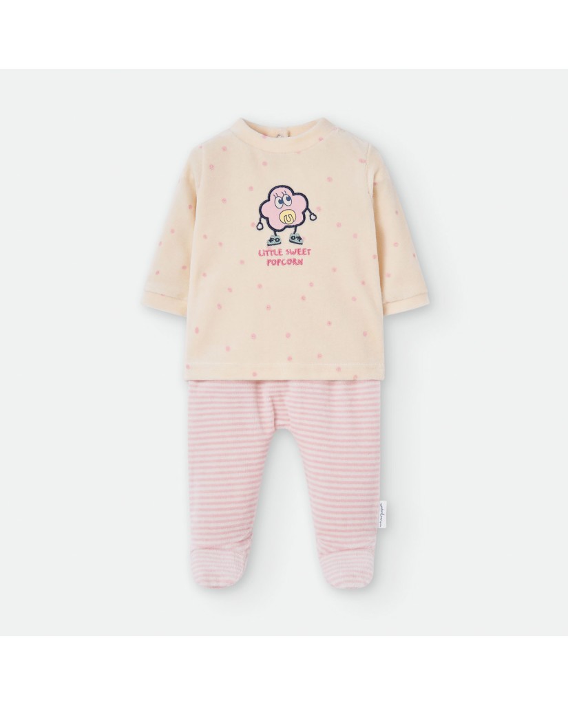 Pijama bebé 2 piezas "Little Sweet Popcorn" Waterlemon