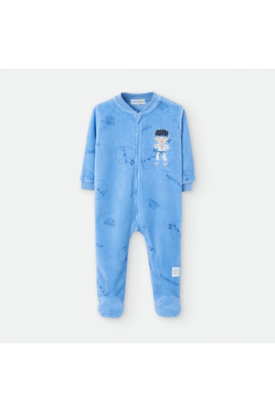Pijama manta infantil azul...