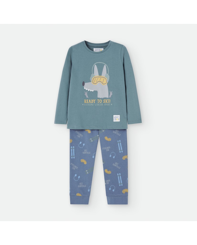 Pijama infantil "Ready to ski" Waterlemon