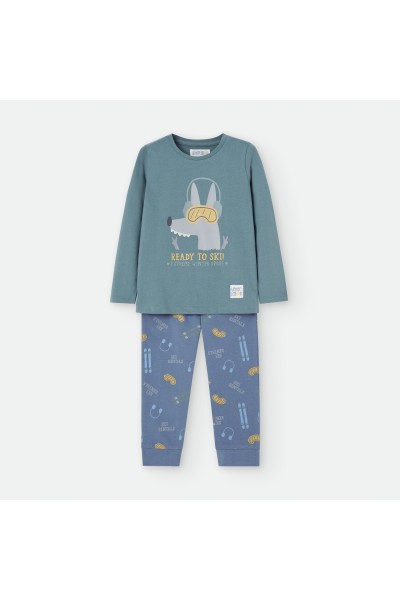 Pijama infantil "Ready to ski" Waterlemon