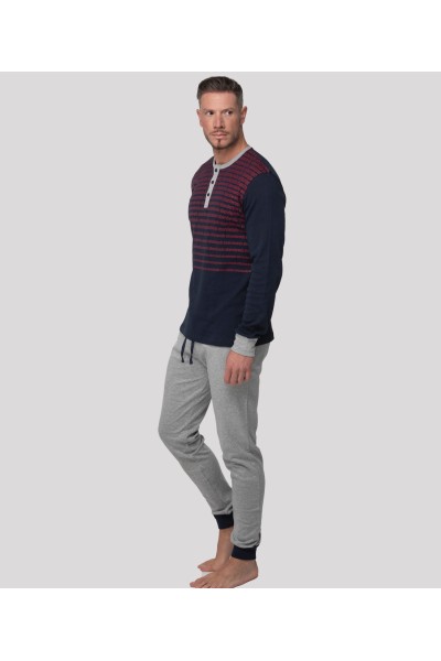 Pijama hombre algodón letras Abanderado