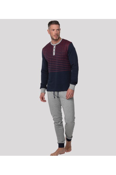 Pijama hombre algodón letras Abanderado