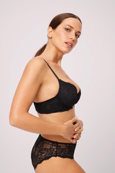 Sujetador mujer push-up con encaje Ysabel Mora