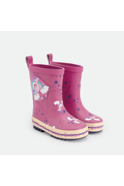 Botas de agua unicornio fucsia Waterlemon