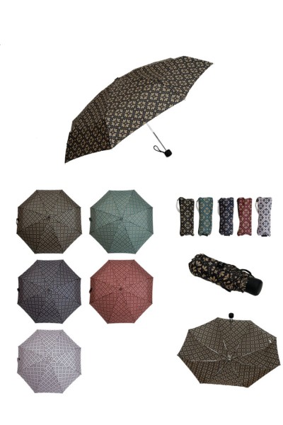 Paraguas plegable con estuche estampado