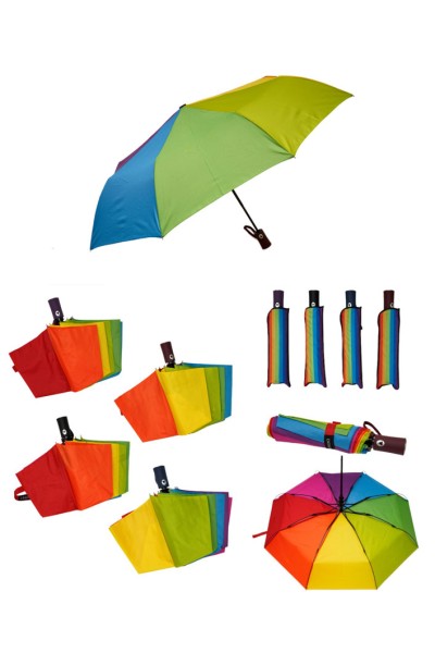 Paraguas plegable franjas...