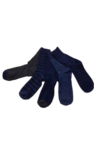Pack de 5 calcetines hombre azul marino 40 Grados
