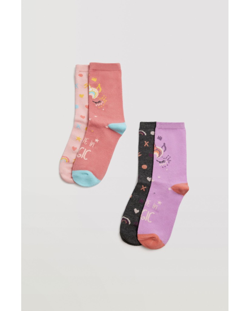 Pack de 2 calcetines niña Ysabel Mora