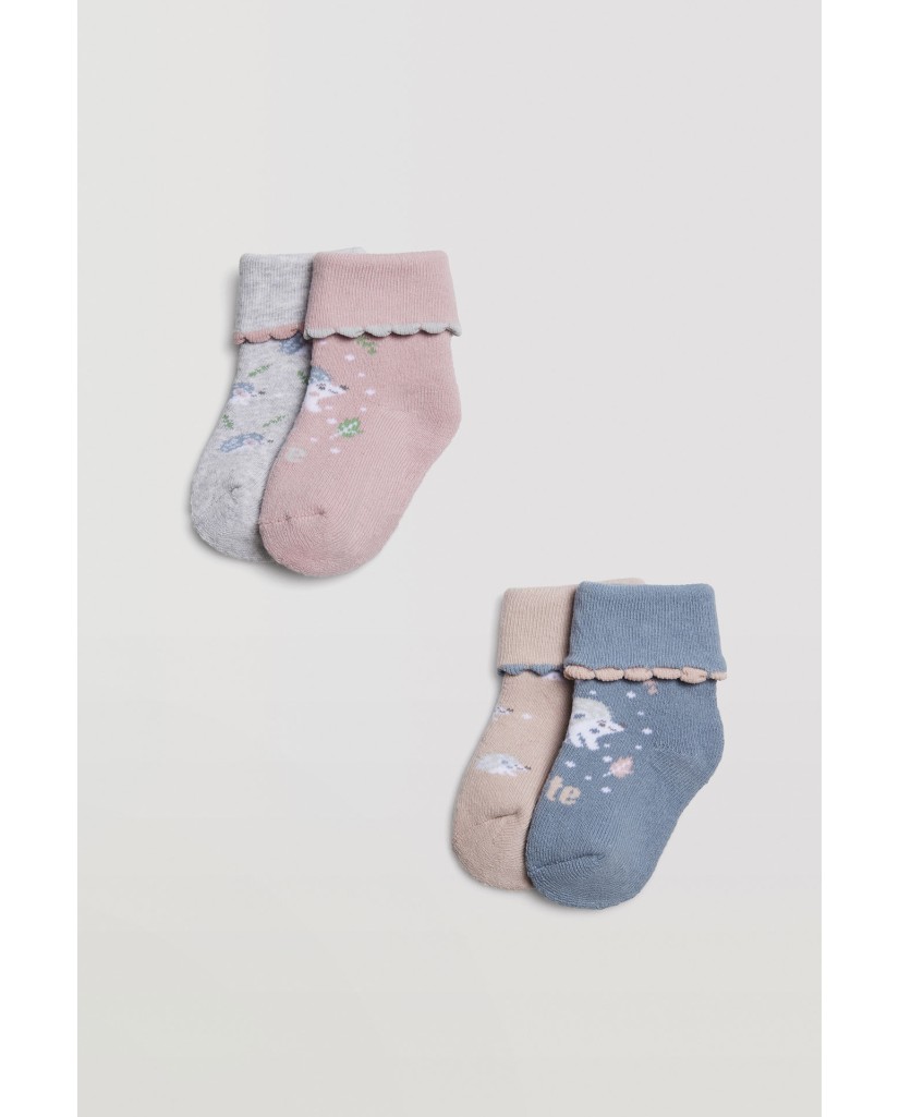 Pack 2 calcetines térmico bebé Ysabel Mora