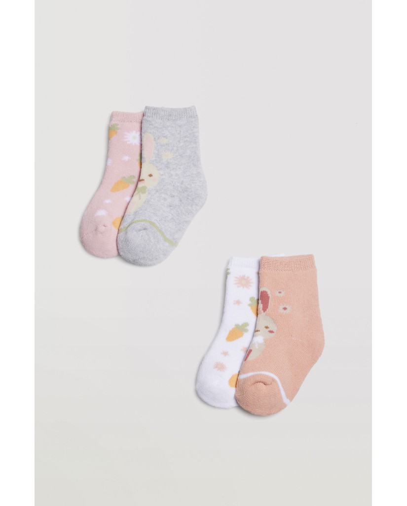 Pack 2 calcetines bebé térmico Ysabel Mora