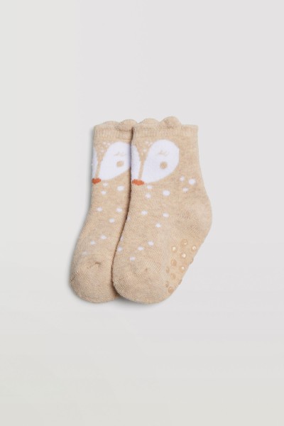 Pack 2 calcetines bebé térmico antideslizante Ysabel Mora