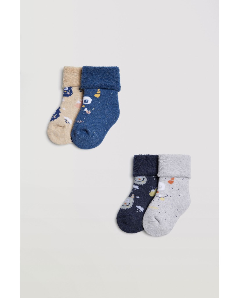 Pack 2 calcetines bebé térmico Ysabel Mora