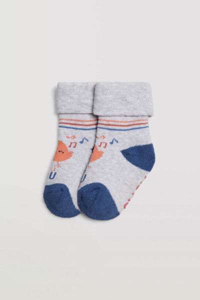 Pack 2 calcetines bebé térmico antideslizante Ysabel Mora