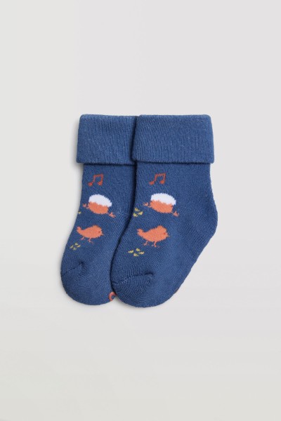 Pack 2 calcetines bebé térmico antideslizante Ysabel Mora