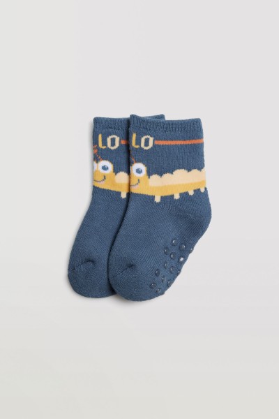 Pack 2 calcetines bebé térmico antideslizante Ysabel Mora