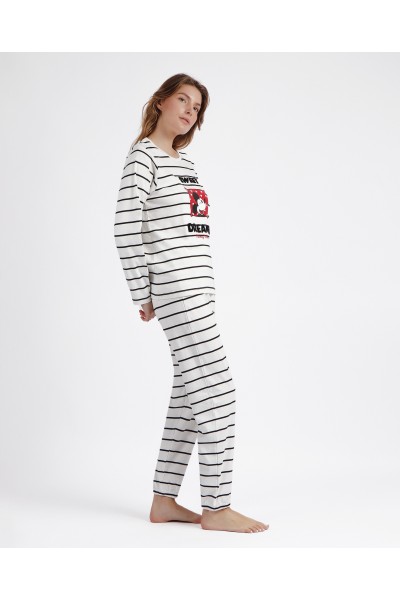 Pijama mujer rayas "Sweet Dreams" Admas